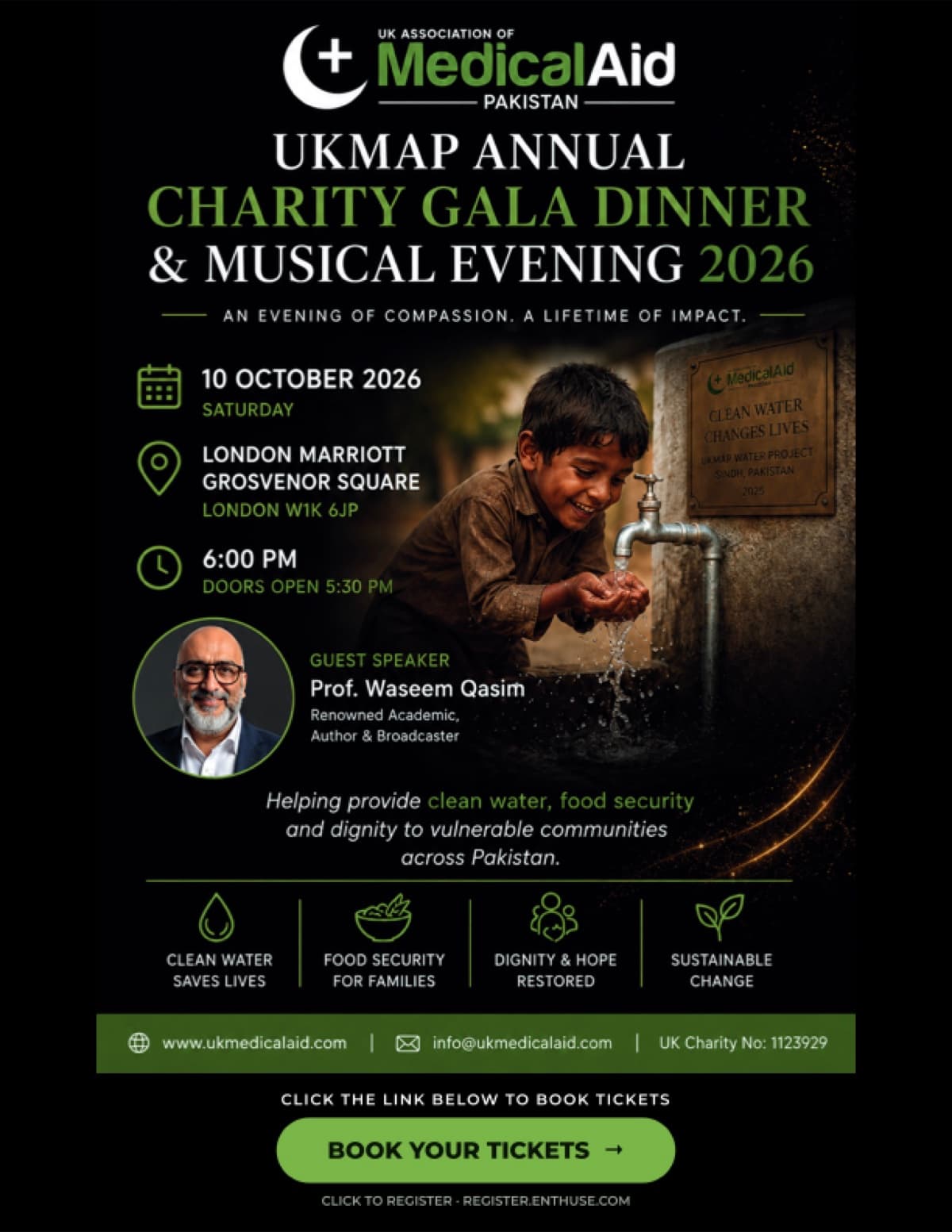 UKMAP Annual Charity Gala Dinner & Musical Evening 2026 — An Evening of Compassion. A Lifetime of Impact.
