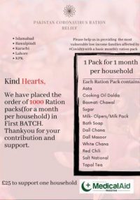 Providing Ration Relief in Karachi Our partnership with